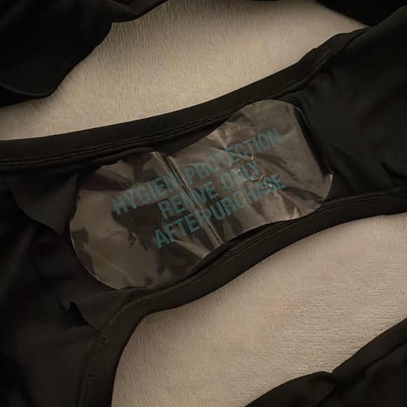 SEAFOLLY Twist Band HIPSTER Full Coverage BIKINI BOTTOM - SIZE 12 BLACK - Picture 8 of 8